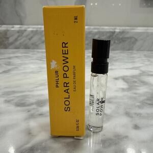 Phlur Solar Power Eau de Parfum 0.06 Oz 2 mL Unisex Perfume Spray New In Box!
